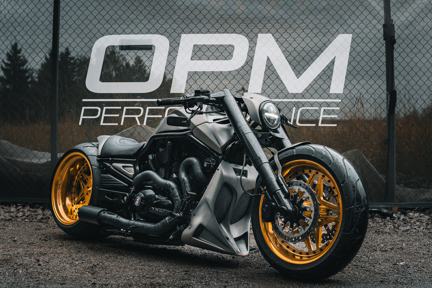 Harley Davidson Nightrod Custom single swing 360