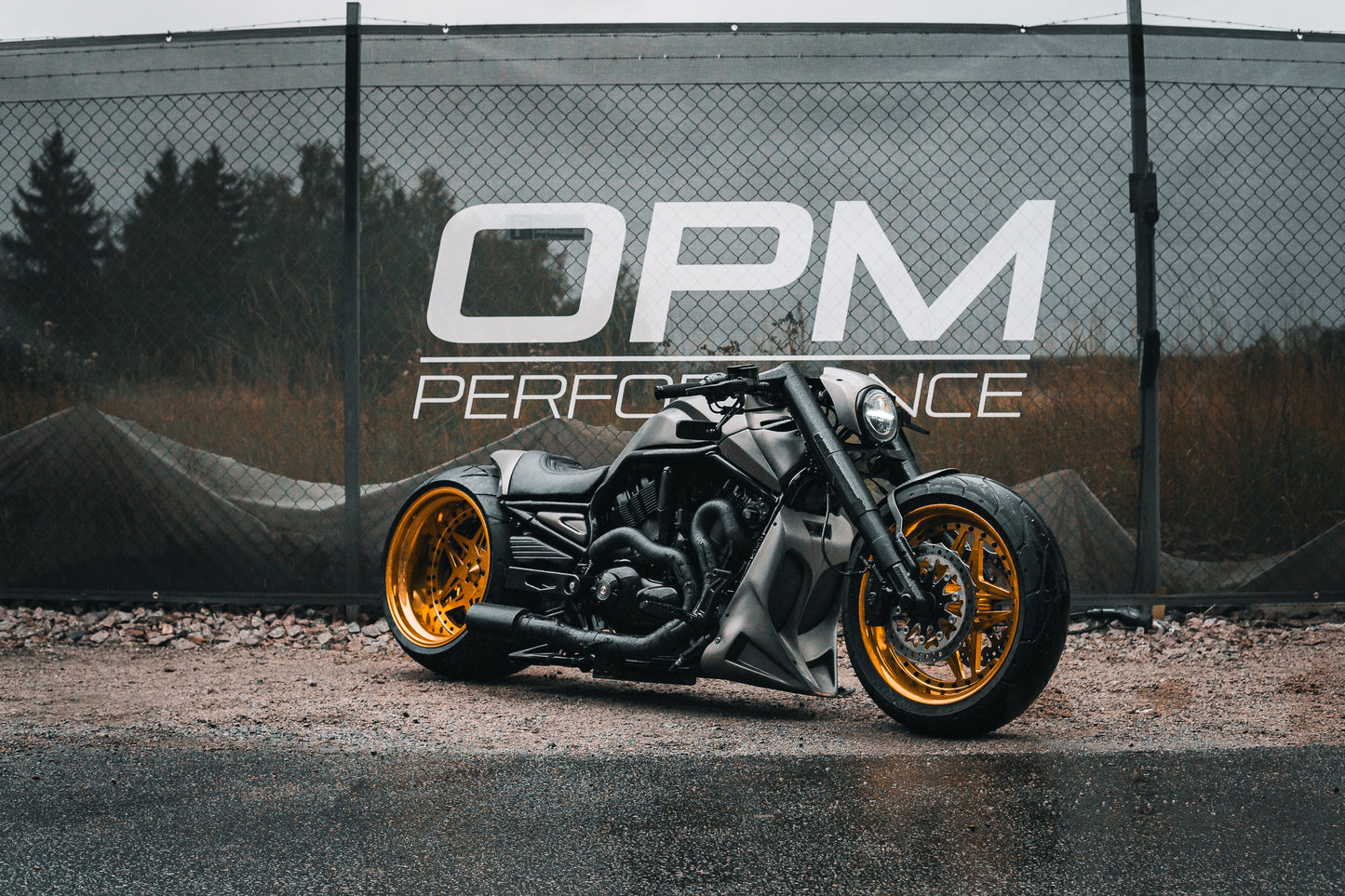 Harley Davidson Nightrod Custom single swing 360