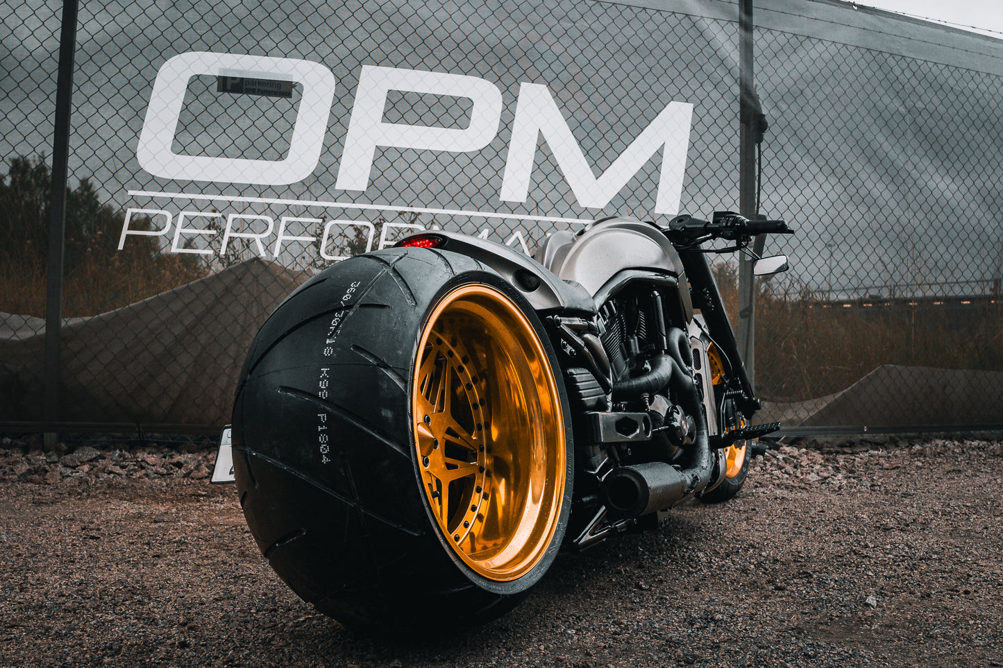 Harley Davidson Nightrod Custom single swing 360