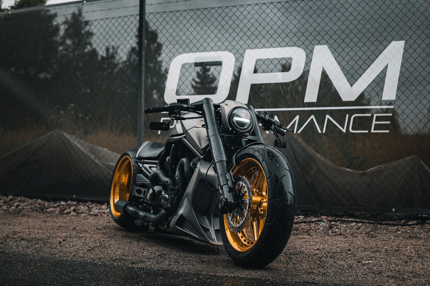 Harley Davidson Nightrod Custom single swing 360