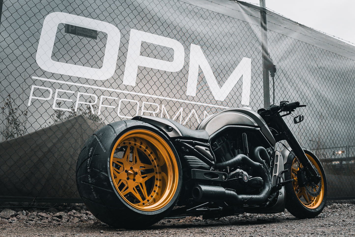 Harley Davidson Nightrod Custom single swing 360