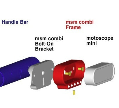 msm combi Handle Bar Bolt-On Bracket
