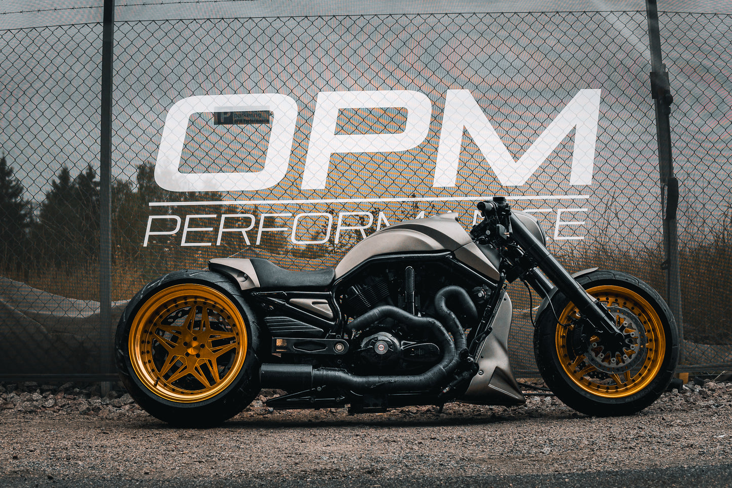 Harley Davidson Nightrod Custom single swing 360