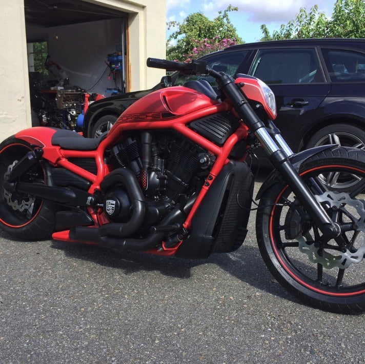 Speed Demon 2in1 avgassystem Dragstyle med svart keram-yta