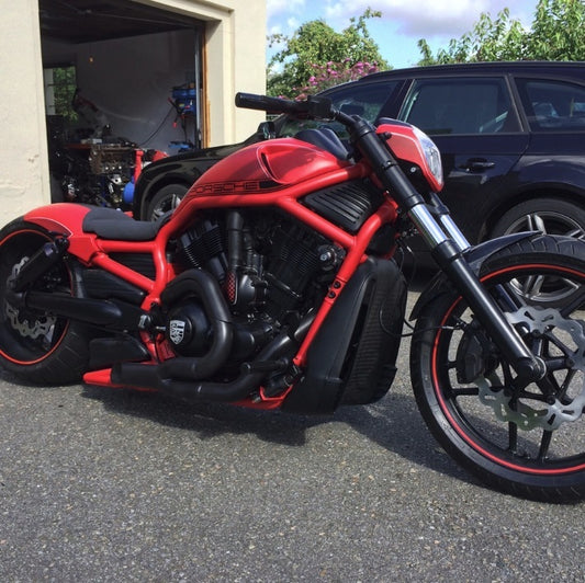 Speed Demon 2in1 avgassystem Dragstyle med svart keram-yta