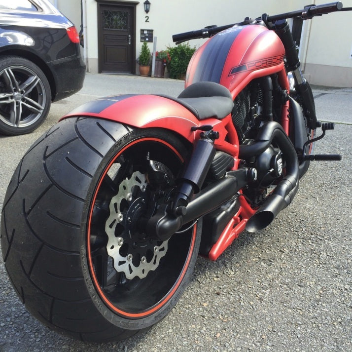 Speed Demon 2in1 avgassystem Dragstyle med svart keram-yta