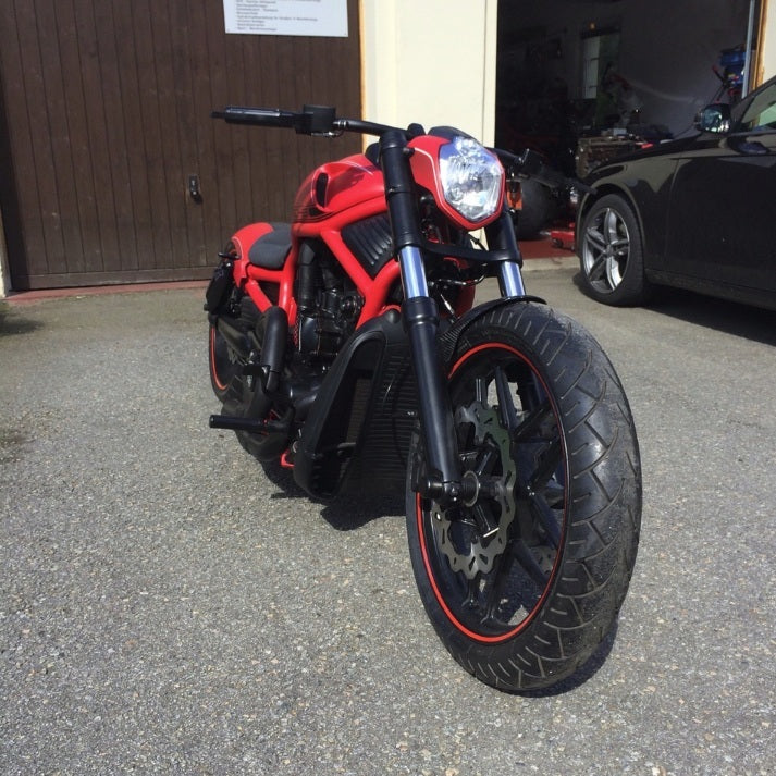 Speed Demon 2in1 avgassystem Dragstyle med svart keram-yta