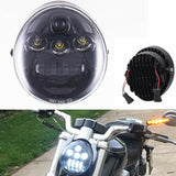 LED strålkastare för Harley Davidson VRSCA V-Rod VRod Muscle Screamin' Eagle Street